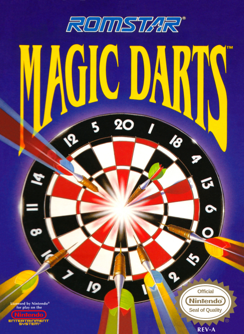 Magic Darts box art for Famicom